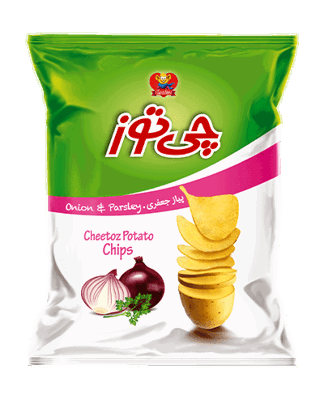 چیپس سیب زمینی با طعم پیاز وجعفری  65 گرم